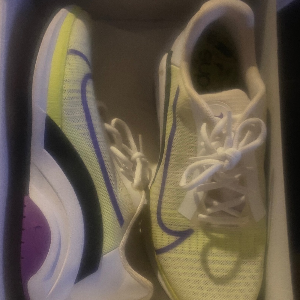 Nike Athletic Shoes - White, Purple, Black, Yellow